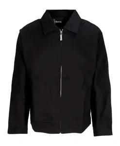 Черная куртка на молнии с логотипом, хлопок. Disclaimer, черный