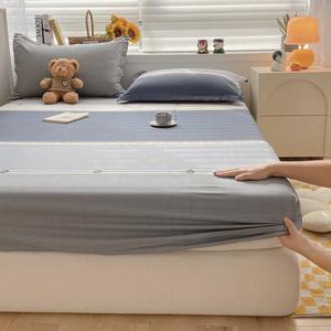 Yalu Простыня на резинке 120x200 см из 100% хлопка, цвет Camilo