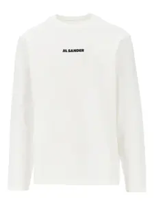 Футболка с логотипом Jil Sander, белый