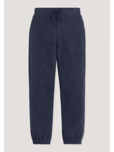 Флисовые брюки Hessnatur из чистого органического хлопка темно-синего цвета