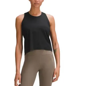 Быстрая и свободная спортивная майка для женщин Black Lululemon, Coral