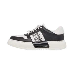 VICKI BROWN Низкие мужские кроссовки для скейтбординга, черно-белые