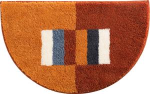 Коврик для ванной Erwin Müller Duschvorlage halbrund Korfu, цвет terra