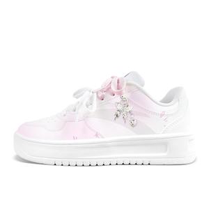 ANTA Комфортные нескользящие износостойкие низкие кроссовки для скейтбординга унисекс розового цвета