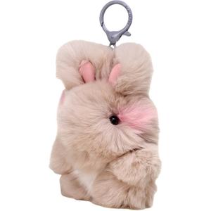 Плюшевый кулон с кроликом и стоячими ушками высотой 13 см Jinnew