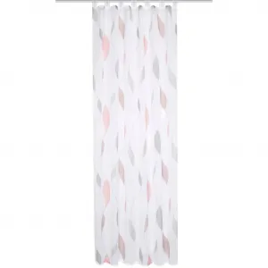 Тюль для дома Heine, с петлями, 1 шт. Heine Home, розово-белый