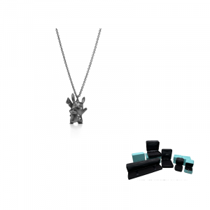 Tiffany & Co. Бриллиантовые колье унисекс, черные