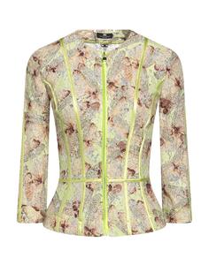 Блейзер Elisabetta Franchi, светло-зеленый