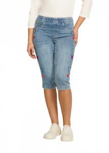 Джинсовые шорты-капри Medium Blue FDJ