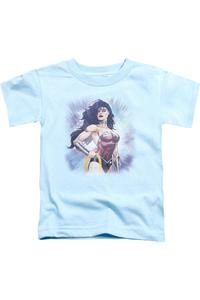 Футболка с коротким рукавом для малышей Justice League of America Warrior Gildan, светло-голубой