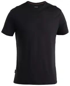 Icebreaker Мужская рубашка Merino 125 Cool-Lite Sphere III с коротким рукавом, черный