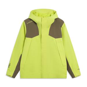 LINING Водонепроницаемая, ветрозащитная и дышащая ветровка Unisex, Yellow Firefly Green