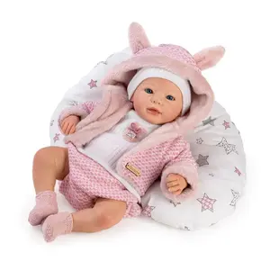 Детская кукла Guca Reborn Yaiza doll, розовый