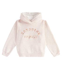 Толстовка с вышивкой Tita Bonpoint, цвет upb rose poudre