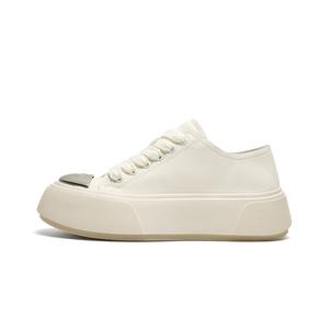 Женские скейтерские кеды Low Top CHERYKALLY, экрю
