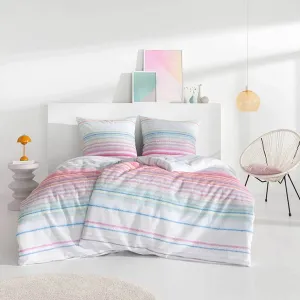 Постельное белье Seersucker Vinnie 3610-985 разноцветное, Размер: 135x200 см + 80x80 см Estella