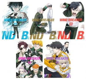 WIND BREAKER Manga Series 5-Book Collection Set (Vol.11 to 15) - Thrilling New Volumes of Action, Drama, and High-Speed Adventures (Generic)