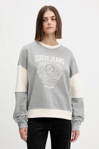 Хлопковая толстовка Guess Jeans, серый