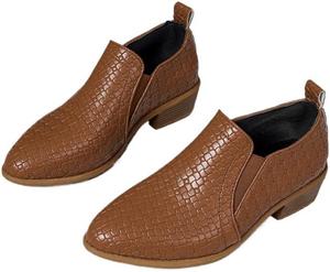 Женские ботильоны на толстом среднем каблуке, ретро с квадратным носком, короткие ботинки на каблуке для женщин, осень-зима Hhhchpm, Light Brown