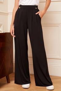 Широкие брюки Love & Roses, черный