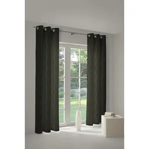 Шторка Sepino с люверсами, 1 шт. Wirth, коричневый