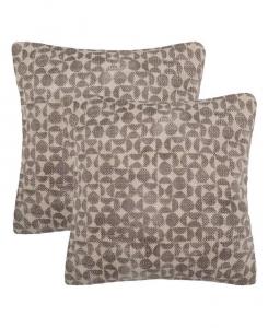 Подушка Lorri 18 x 18 дюймов (набор из 2 шт.) Safavieh, бежевый