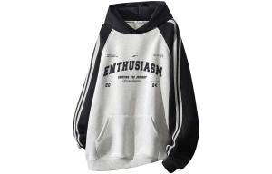 Толстовка Unisex Warrior Huichao Riding The Wind Collection, черная белая серая