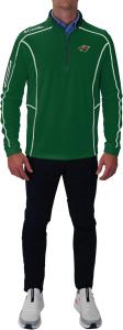 Толстовка Columbia Minnesota Wild Golf Men's Casual Lightweight Shotgun Pullover, Forest