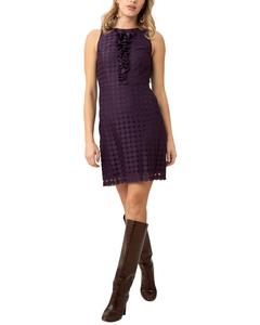 Платье Trina Turk Battery Park на шелковой подкладке, фиолетовый