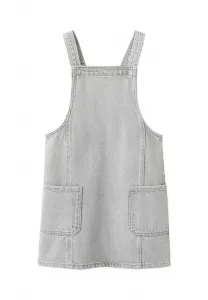 Детское джинсовое платье Mango Kids, Grey Denim