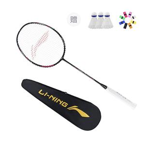 LINING Thunder Mini Cannon Full Carbon бадминтонная ракетка начального уровня одиночная ракетка black