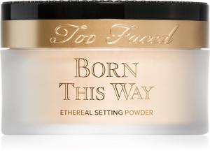 Прозрачная рассыпчатая пудра Born This Way Ethereal, фиксирующая пудра с матовым эффектом Too Faced, translucent 17 гр