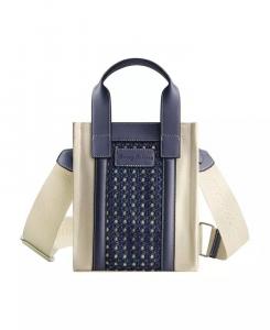 Плетеная сумка-тоут с севера на юг Tommy Bahama, синий