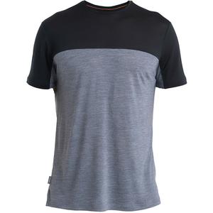 Мужская футболка с цветными блоками Cool-Lite Sphere III Icebreaker, серый