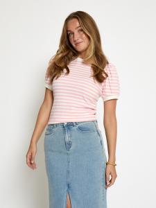 Футболка minus Johanna, Light pink