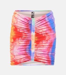 Мини-юбка в стиле тай-дай от Geraldina Reina Olga, Rainbow