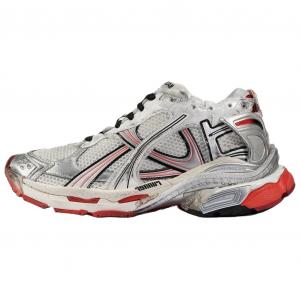 Кроссовки сетчатые, низкие, повседневные, мужские, серебристые Balenciaga