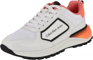 Кроссовки Calvin Klein Womens Gogetit, белый/оранжевый