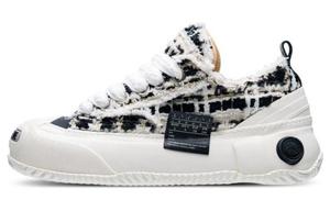 Кеды унисекс с низким верхом черного/белого цвета Xvessel