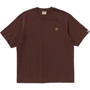 Футболка с принтом логотипа A BATHING APE, коричневый