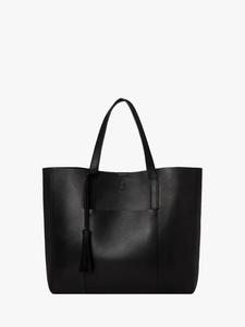 Маленькая сумка-тоут из кожи Santa Fe OSPREY LONDON, Black
