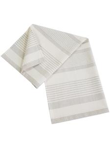 Framsohn Набор из 6 кухонных полотенец в полоску, современный, бежевого цвета - (Д) 70 x (Ш) 50 см