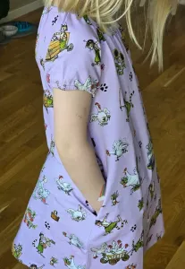 Трикотажное платье pettson and findus singoalla Geggamoja, Purple