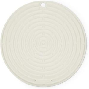 Круглый силиконовый держатель для кастрюли, ⌀ 20 см, безе,