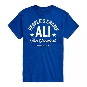 Футболка Big & Tall Mohammed Ali Peoples Champ License, синий