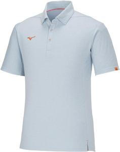 Мужская футболка-поло Mizuno 32MAA083 Dry, короткий рукав, защита от ультрафиолета UPF 15, влагоотводящая, быстросохнущая