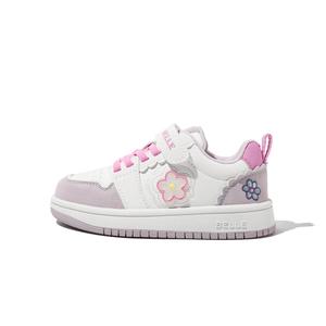 Нескользящие, противоударные, износостойкие, дышащие, легкие, амортизирующие детские кроссовки для скейтбординга BELLE, бежевый/фиолетовый