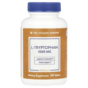The Vitamin Shoppe, L-триптофан, 1000 мг, 60 таблеток