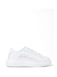 Кроссовки с логотипом Just Cavalli, белый