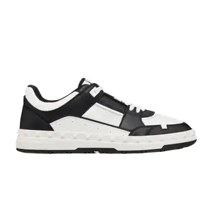 Кроссовки Valentino Freedots Low 'Black White' 2025, черный